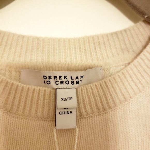NEW Derek Lam 10 Crosby Layered Cream Sweater - Picture 7 of 7